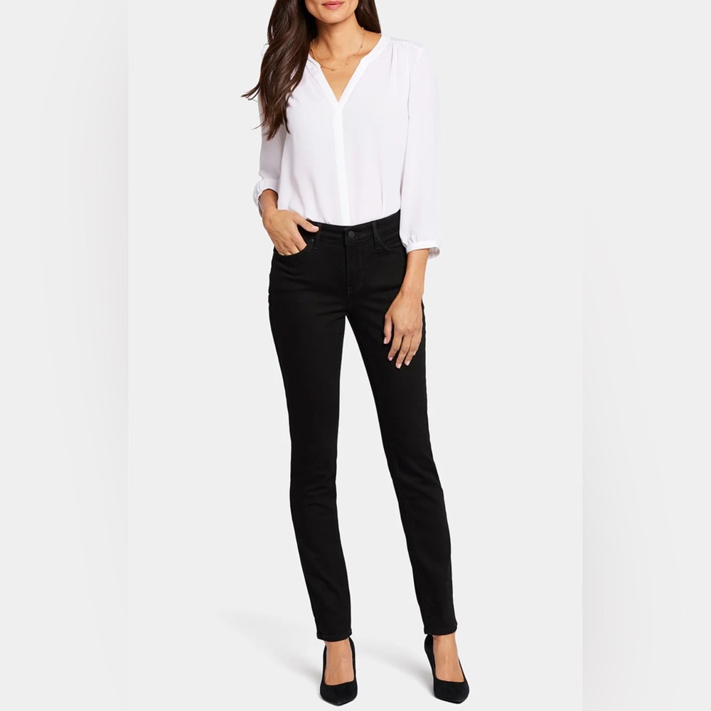 NYDJ Women's Black Skinny Jeans